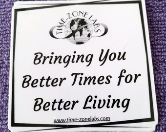 Better Times / Better Living Sticker-MADE IN USA-waterflessen-laptops-telefoons-bagage-spiegel-beker-klembord-notebook-ramen-deur
