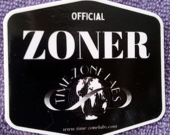 Time-ZoneLabs Zoner Fan Sticker - Stick on: WaterBottles-Luggage-Laptops-Cars-Cups-Notebooks-Mirrors-Windows-Phones-Klemborden-Lockers-etc.