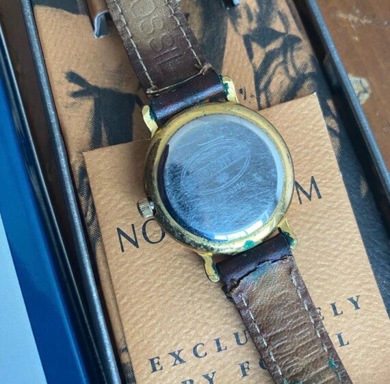 1994 Multi-Color Stone Fossil Watch PC-9230 - image 6