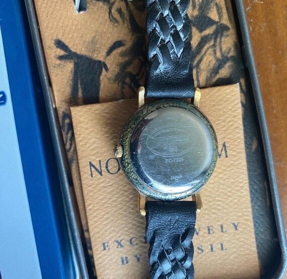 1994 Fossil Multi-Color Stone Mother of Pearl Wat… - image 3