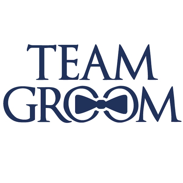 Team Groom Iron on Decal, Groomsmen Matching Shirt Decals, Iron On Transfer, Wedding Iron On, Groom Decal, Bachelor Party Shirt Patch, Groom