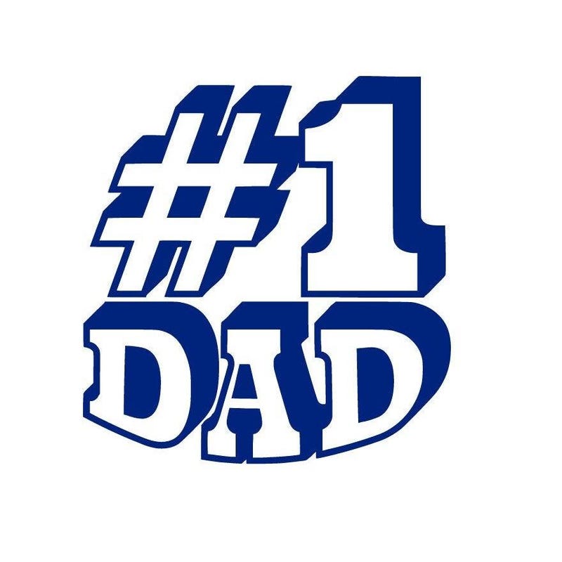 Number One Dad Hoodie Etsy