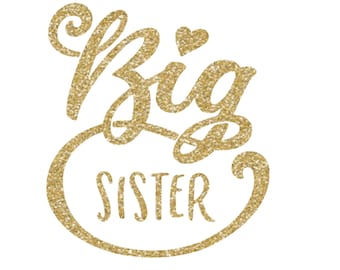 Big Sister Iron On - Etsy