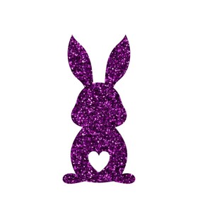 Easter Bunny Iron On Transfer, Bunny Heart Tail, DIY Crafts, Easter Shirt Decal, Iron On Decal, Kid Easter Gifts, Bunny Patch, Applique, Tag