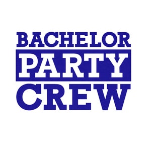 Bachelor Party Crew Iron-On Decal: DIY T-Shirt Patch