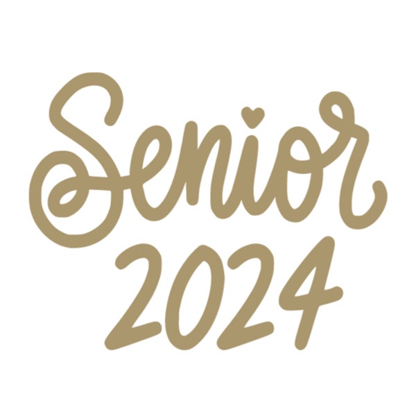 Class of 2024 Yellow Patch Etsy