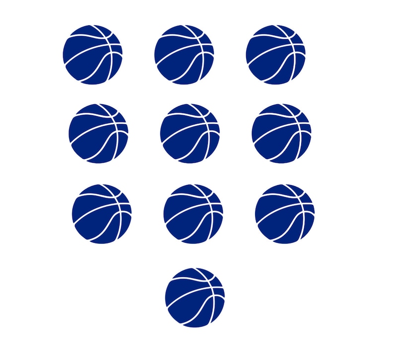 Basketball Iron On Decals Basketball DIY Sports Iron On Basketball Gifts for Boys and Girls 10 Basketball Decals Team Gifts