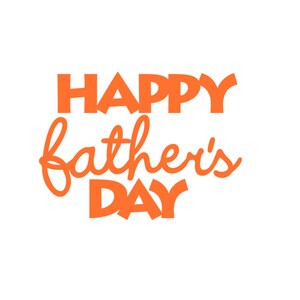 Father's Day Iron on Transfer Happy Father's Day | Etsy
