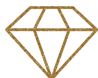 Diamond Iron On Decal, Iron On Transfer, DIY Iron On, Iron On Diamonds, Bachelorette Gifts, DIY TShirts, Wedding Decal, Heat Transfer