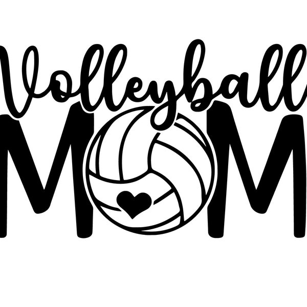 Volleyball Mom Iron On Decal, Volleybal Tshirt Transfer, Volleyball Mom Gifts, Sport Mom Patch, Vinyl Decals, Sports Decal, Girl Volleyball