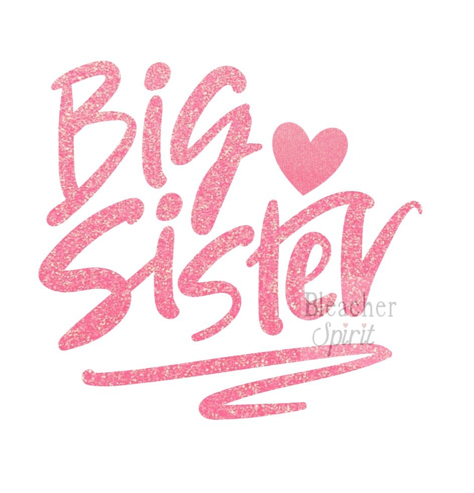 big sister iron on transfer