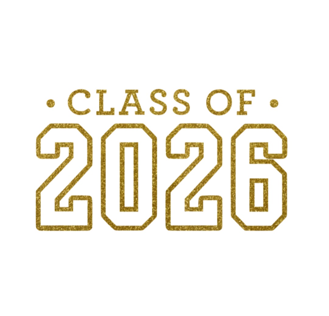 Graduation Iron on Decal, Class of 2026 Tshirt Patch, Graduation Shirt Ironon Transfer, Iron on