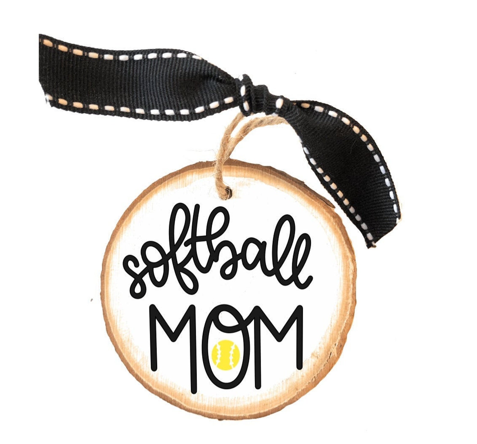 Softball Mom Gift Mom Ornament Keepsake Gift Softball Gift Etsy