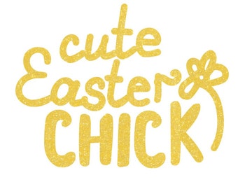 Cute Easter Chick Iron On Transfer Heat Transfer Vinyl Chick Shirt Decal DIY