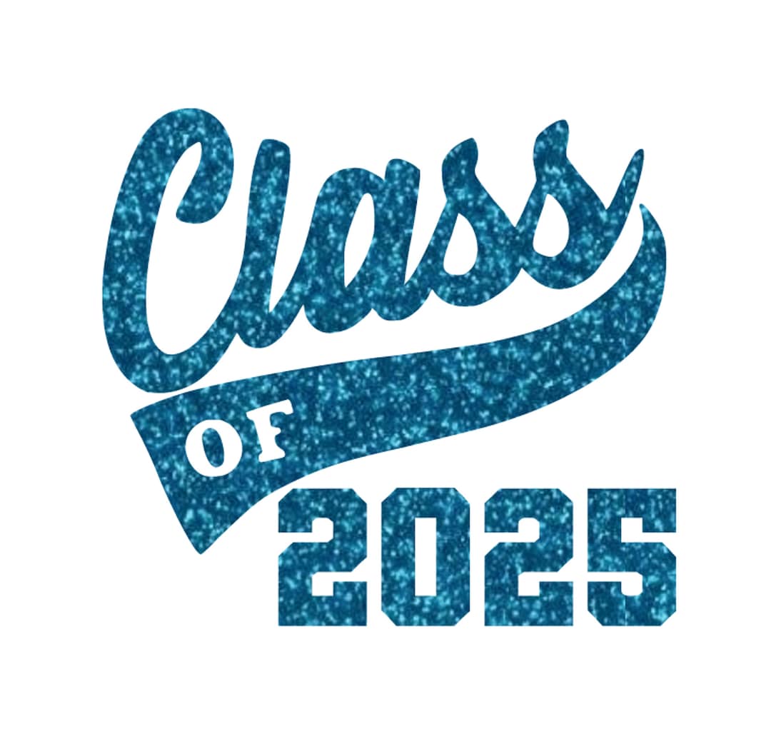 Graduation Iron on Transfer, Class of 2025 Iron on Decal, Graduation
