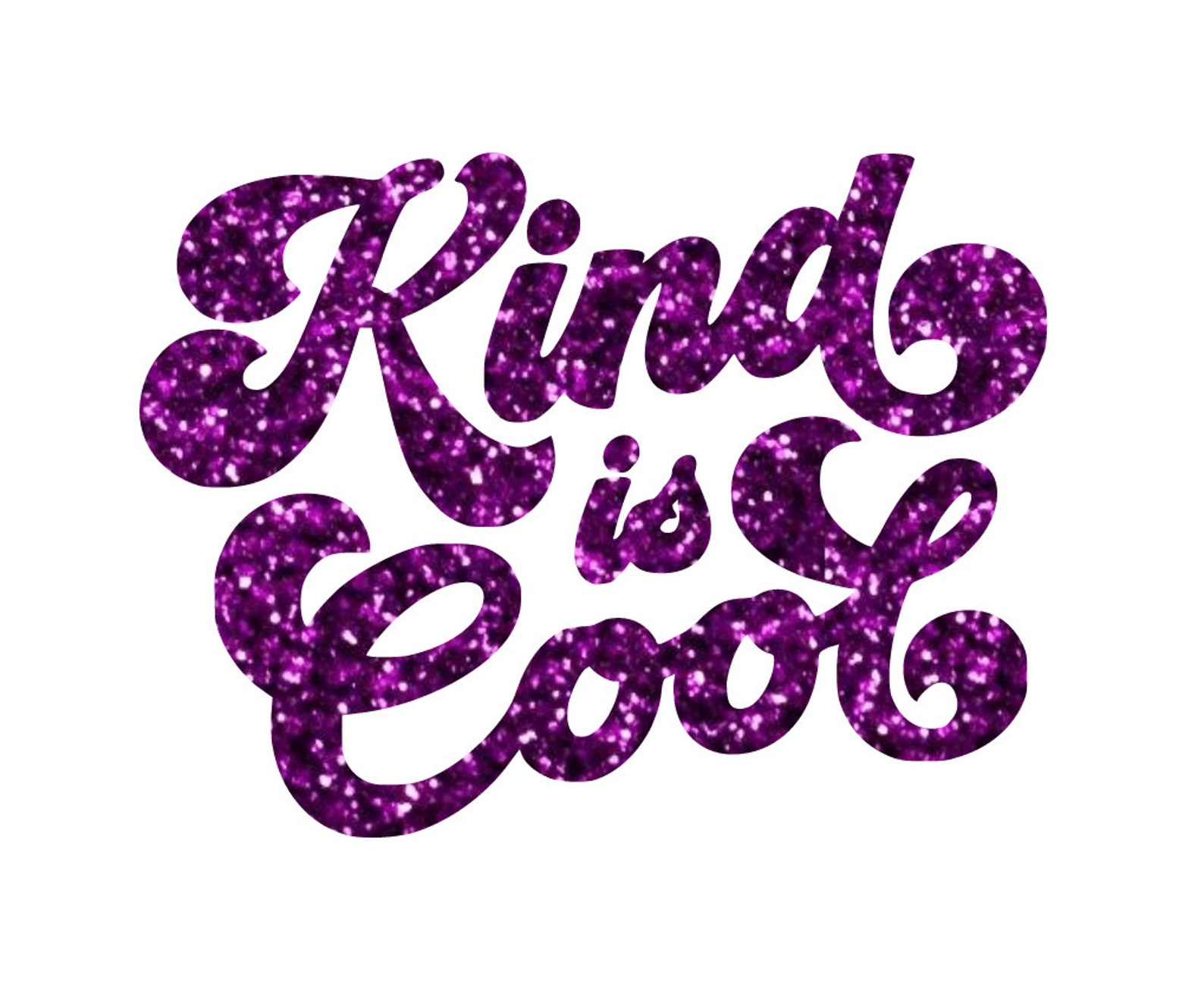 Kind Is Cool Iron On Decal Tshirt Decal Heat Transfer Etsy
