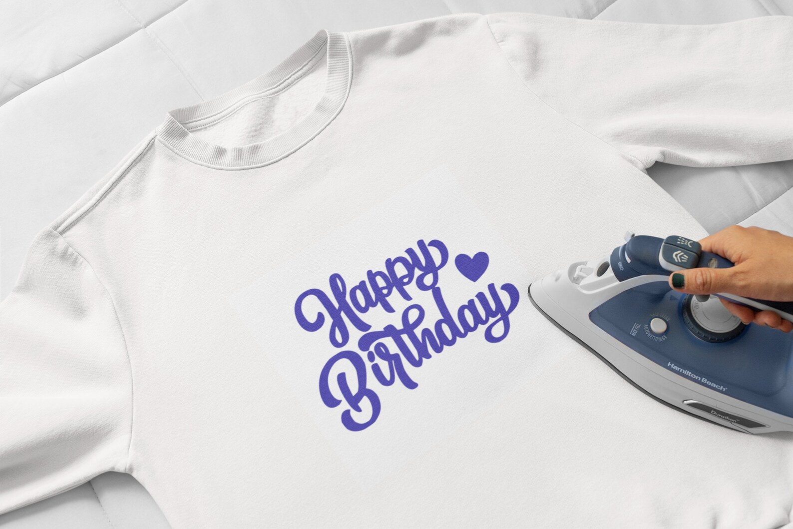 Happy Birthday Iron on Decal Birthday Iron on Transfer DIY Etsy