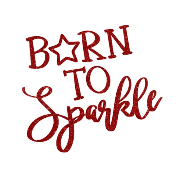 Born To Sparkle Iron On Decal, 4th of July Tshirt Patch, Patriotic Decal, USA, Fourth of July, Independence Day, Glitter Shirt Decal, HTV