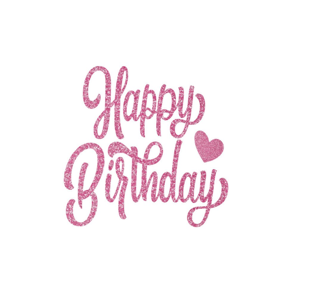 Happy Birthday Iron on Decal Birthday Iron on Transfer DIY Etsy