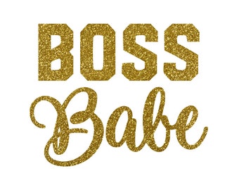Boss Babe Iron On Decal, Women Tshirt Iron On Transfer, Mom Boss, Boss Babe Shirt, Mompreneur, Small Business Owner, Boss Babe Bling, Patch