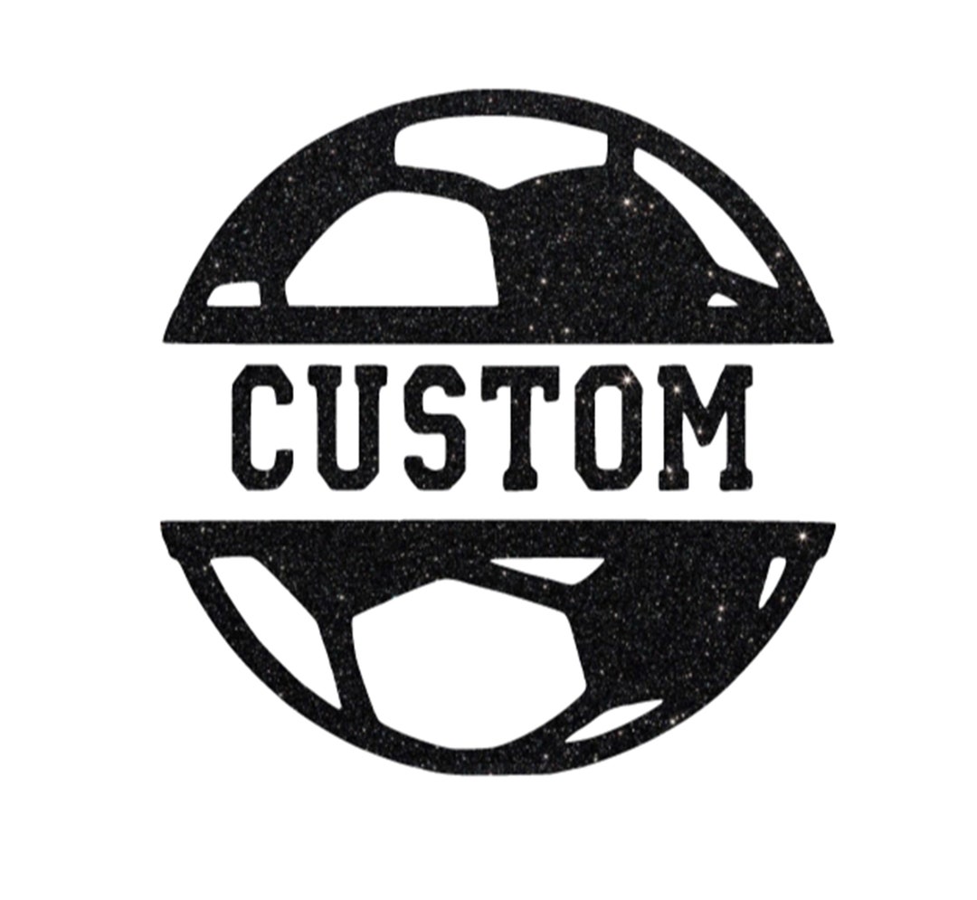 Personalized Soccer Ball Shirt Iron on Decal Custom Soccer Etsy