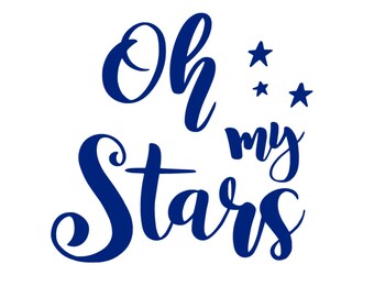 4th of July Iron On Transfer, Oh My Stars Iron On Decal, 4th of July Tshirt Patch, Patriotic Decal, USA, Fourth of July, Independence Day
