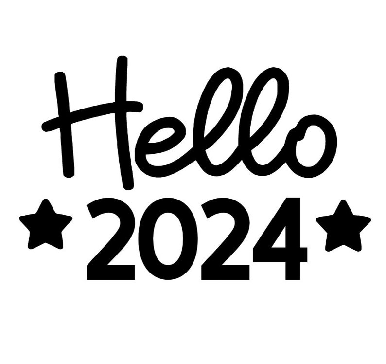 New Year Iron on Decals Hello 2025 Iron on Decal New Years Etsy