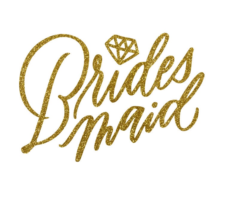 Bridesmaid Iron On Decal for Tshirts Bachelorette Party Etsy