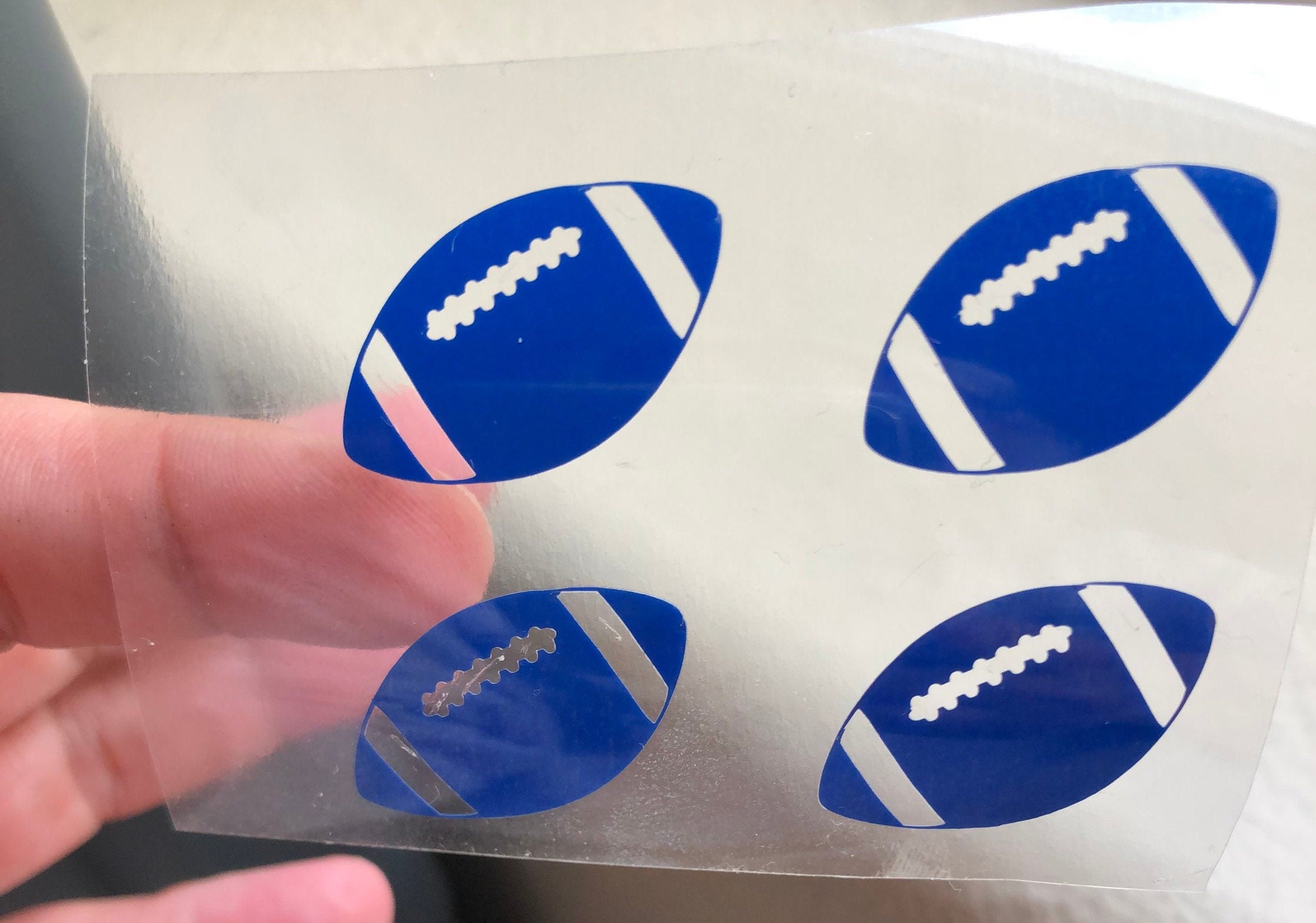 Football Iron On Decals 10 Football Iron On Transfers DIY Etsy