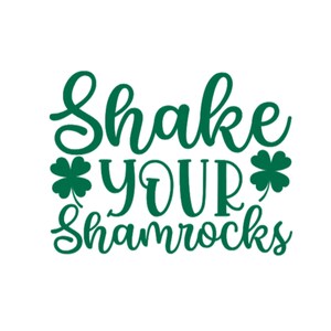 Shake Your Shamrocks Iron On Decal, St Patricks Day HTV, Glitter or Non-Glitter image 19