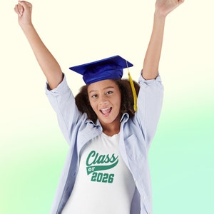 Graduation Iron on Transfer, Class of 2026 Iron on Decal, Graduation Tshirt Patch, Iron on ...