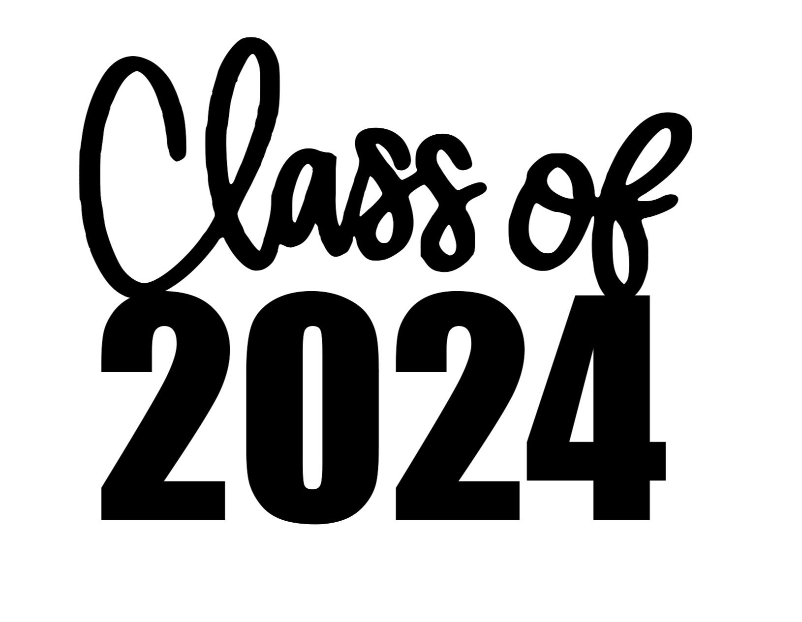 Class of 2024 Graduation Cap Vinyl Decal Graduation T Shirt Etsy
