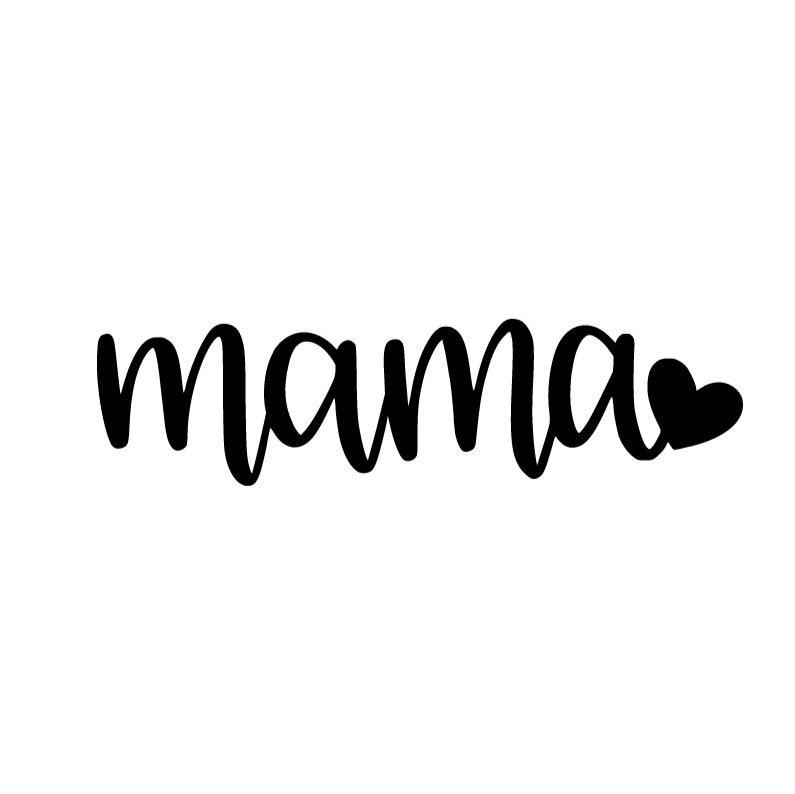 r'mama✡ MAMA Embroidered Retro Sweat, Mom Thread Unisex Tee, Machine