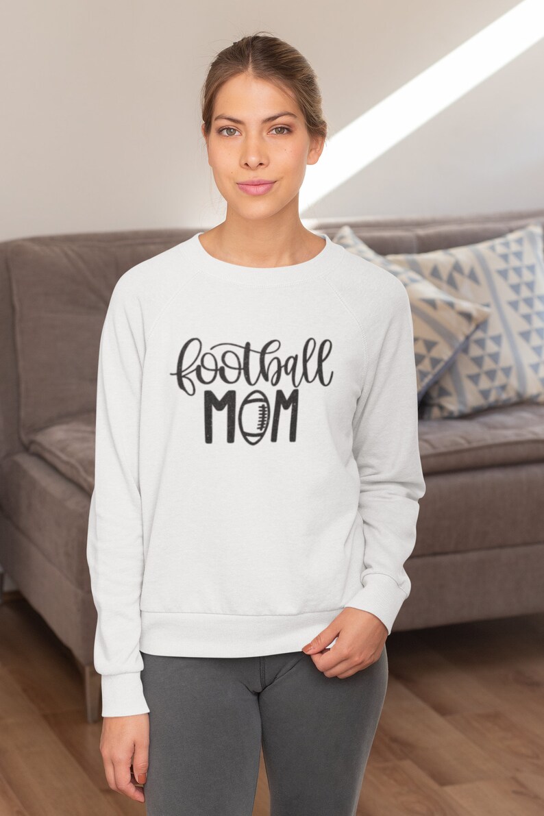 Football Mom Iron on Transfer Football Shirt Decal Iron on Etsy