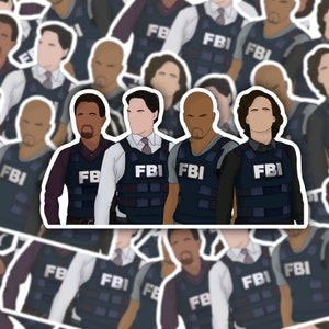 Behavioural Analysis Unit BAU Boys Sticker