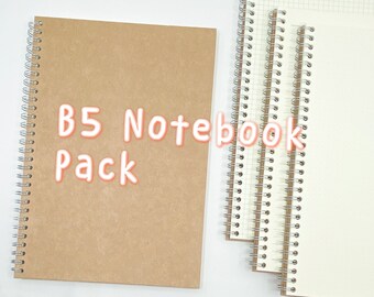 Zealor 12 Pack Soft Cover Notebooks with Lined Paper 8.3 inch x 5.5 inch 60 Sheets Kraft Cover Spiral Notebooks -120 Pages Memo Notepads for Home School Travel