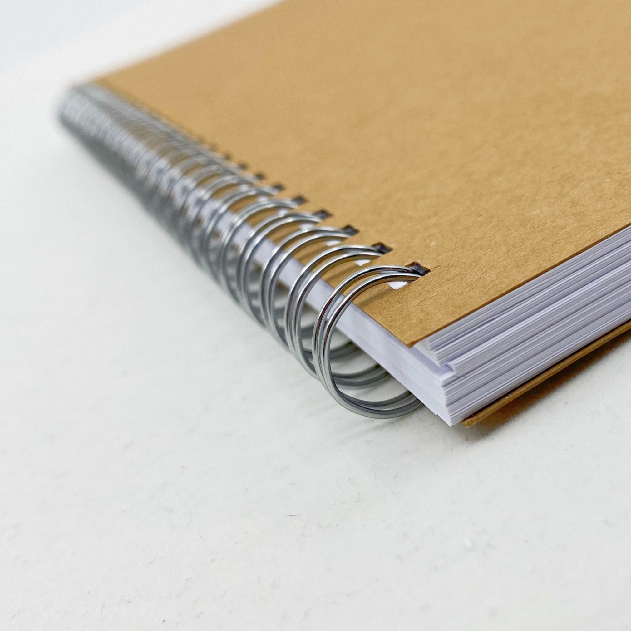 A5 Kraft Cover Spiral Bound Notebook MUJI Style 5.8 x 8.3 Etsy