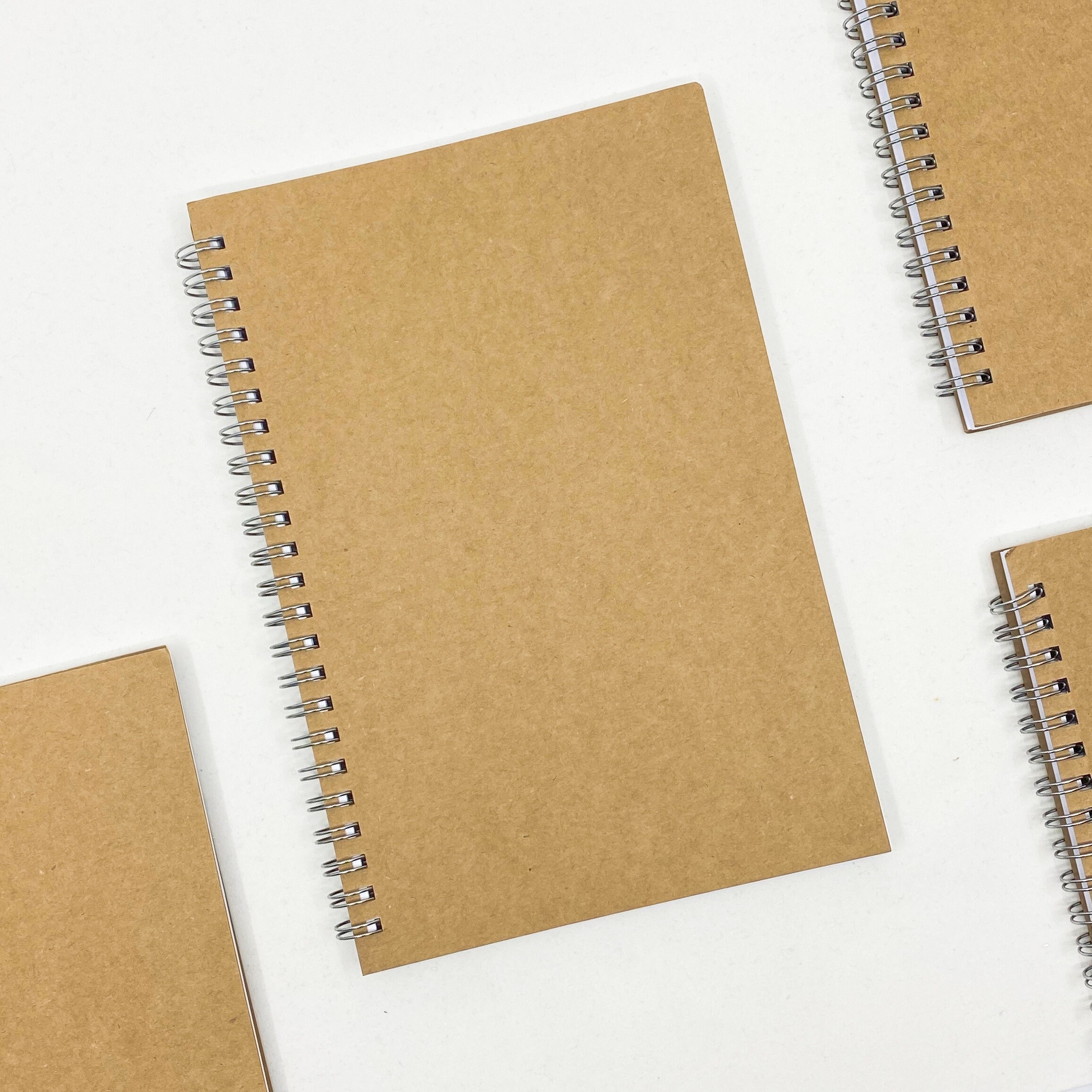 A5 Kraft Cover Spiral Bound Notebook MUJI Style 5.8 x 8.3 Etsy