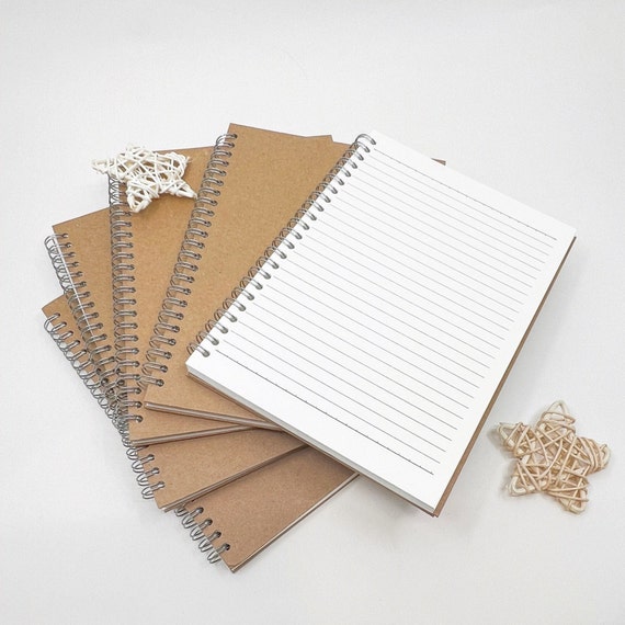 A5 Spiral Bound Lined Notebook From 1.00 GBP