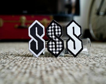 Super &quot;S&quot; Old School Drawing 80&#39;s-90&#39;s Patch