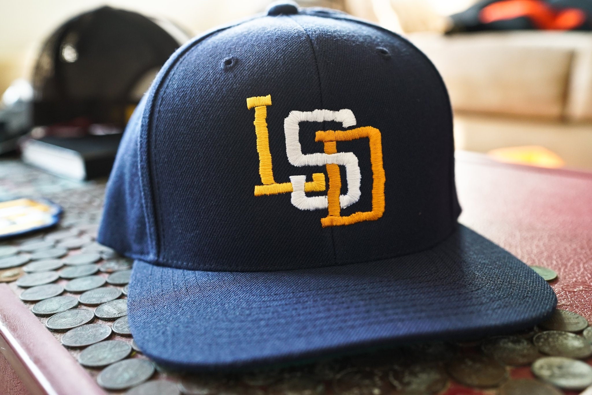 ちゃっぴー　　　　　　　　　　　　　　　　　　【ヴィンテージ】サンディエゴ 59FIFTY Vintage Nylon サンディエゴ・パドレス ネイビー キャメル