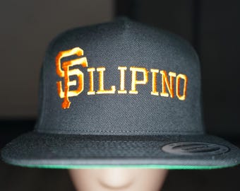 Filipino San Francisco Baseball, Bay Area, Philippines, Embroidered Snapback Hat