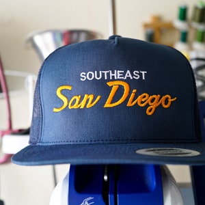 Southeast San Diego, 90s California, Cali, SoCal, Daygo, Vintage, Embroidered Snapback Hat