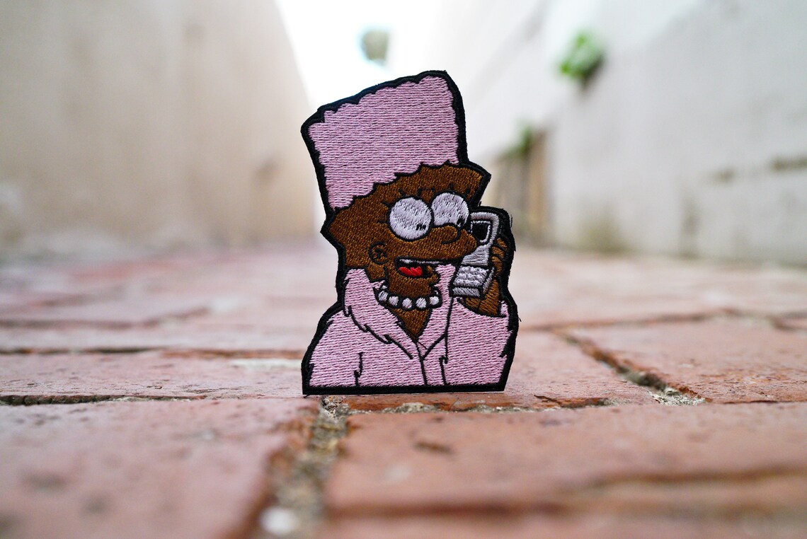 Lisa Simpson Camron Dipset Pink Embroidered Patch Etsy