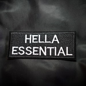 Hella Essential, Frontline Worker, Healthcare, Embroidered, Essential Employee Patch