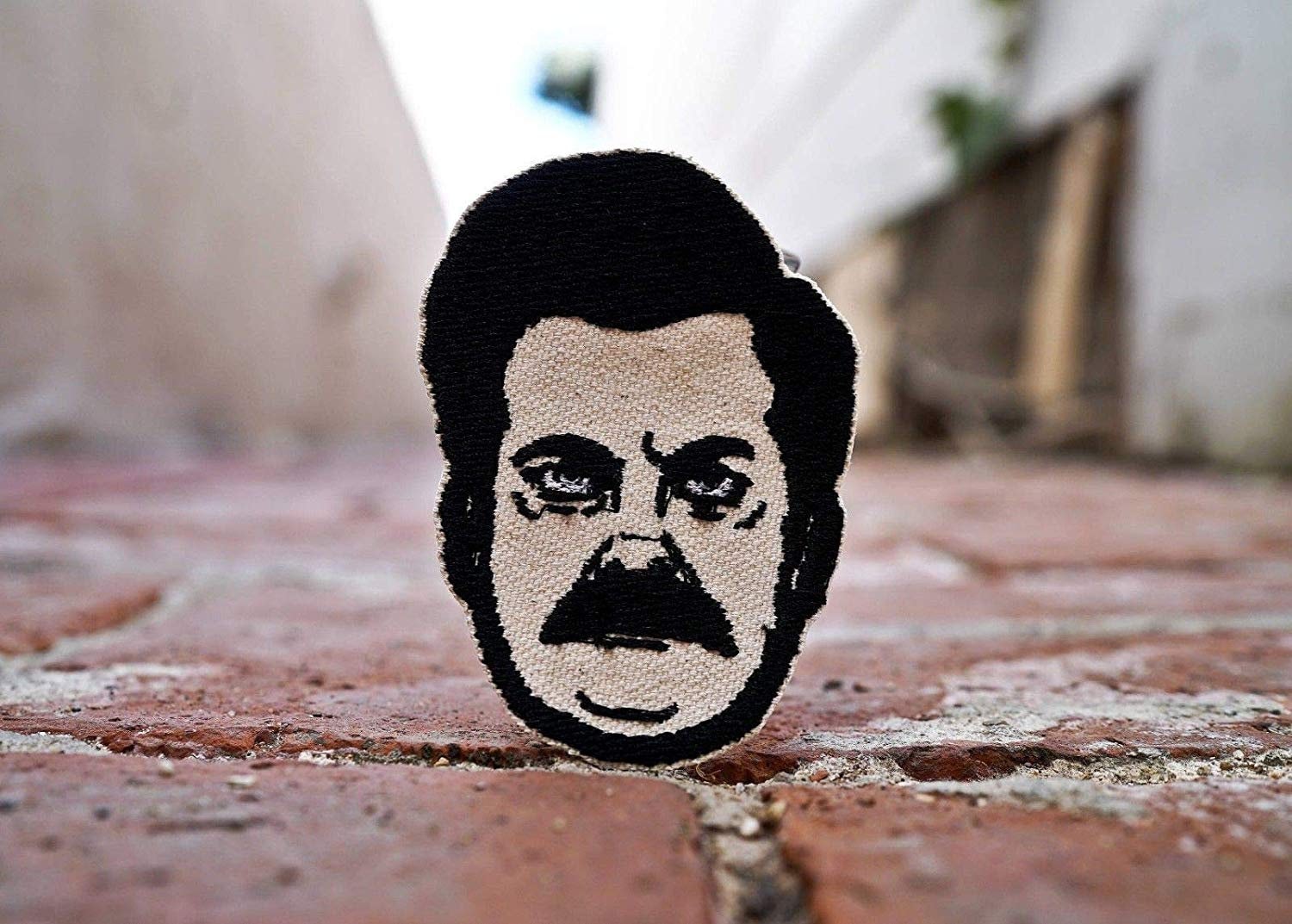 Parks and Recreations Ron Swanson, Nick Offerman Face Embroidered