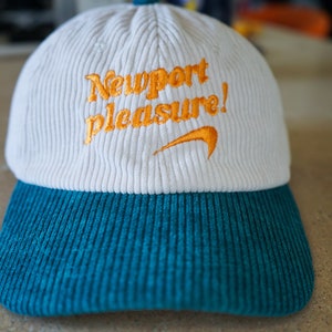 Newport Pleasure Throwback Embroidery Corduroy Dad Hat
