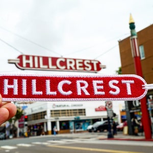 Hillcrest Gateway Sign, San Diego, California Embroidered Patch