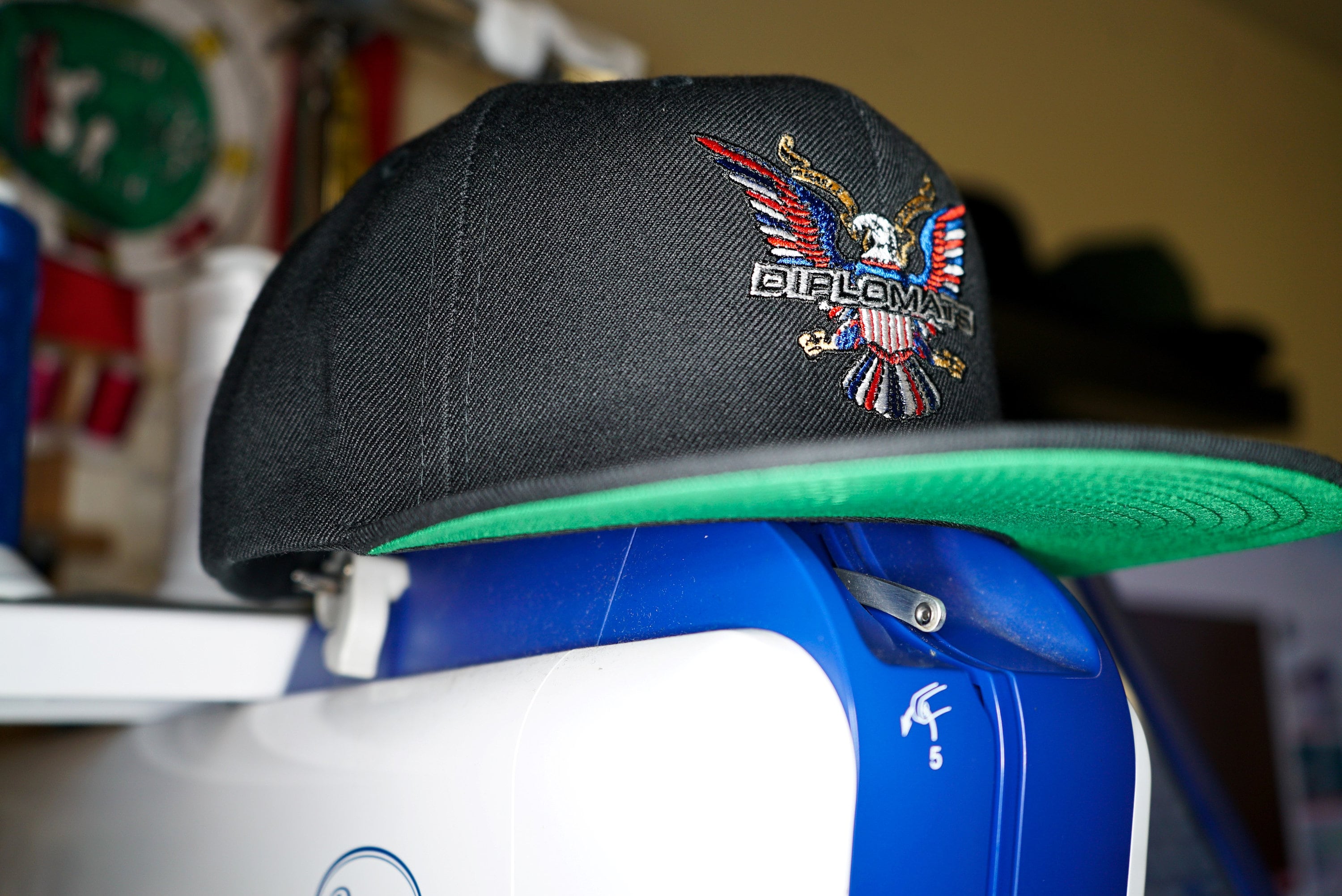 Diplomats Logo Embroidered Snapback Hat, Camron, Jim Jones, Juelz