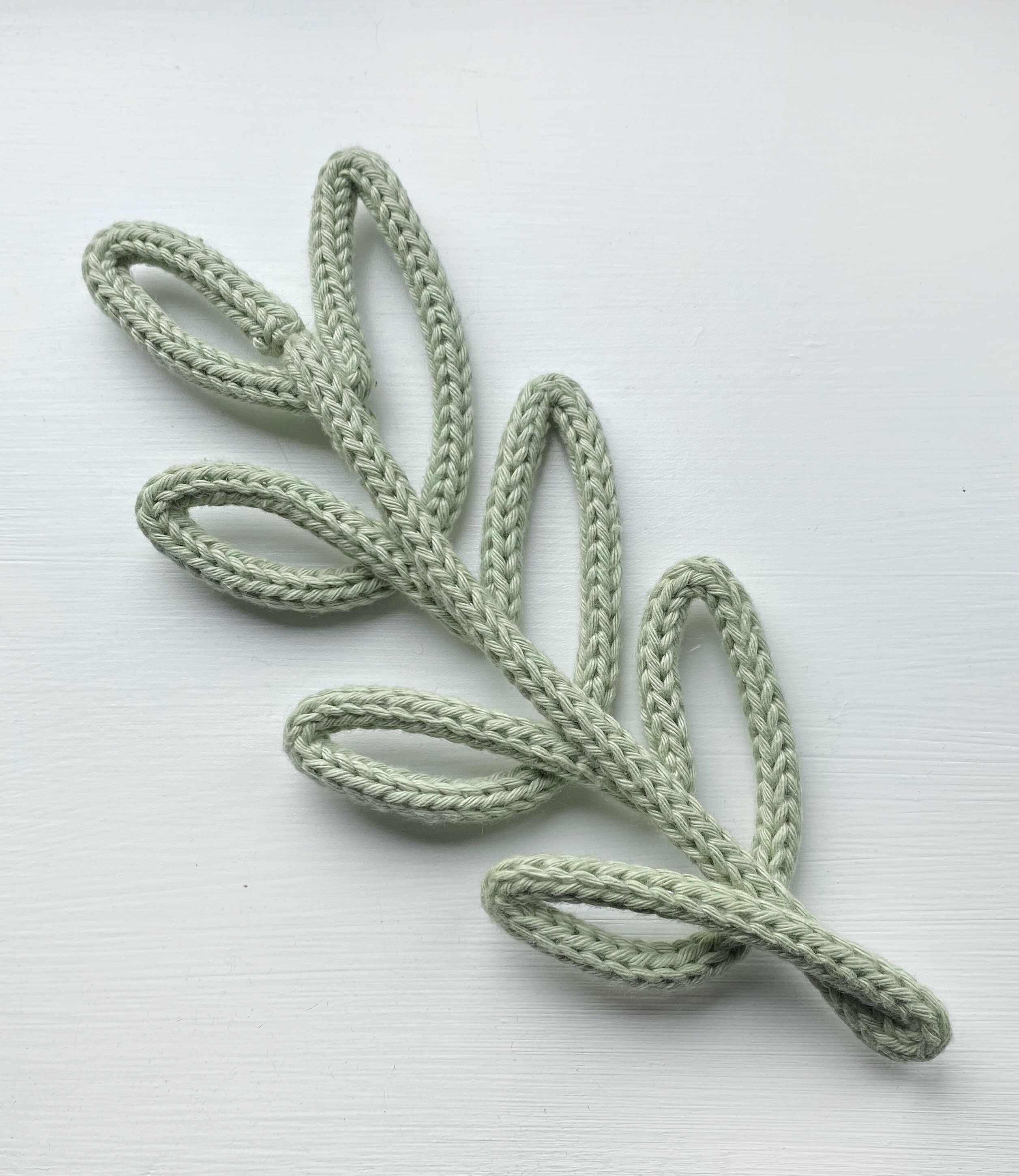 Handmade Knitted Wire Flowers Tulip / Rose / Leafy Stem Etsy UK